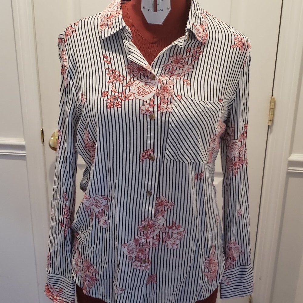 Pink Flowered blouse